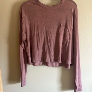 dusty pink Wild Fable lounge crop